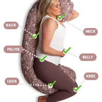 Pregnancy Pillow - Rosehip