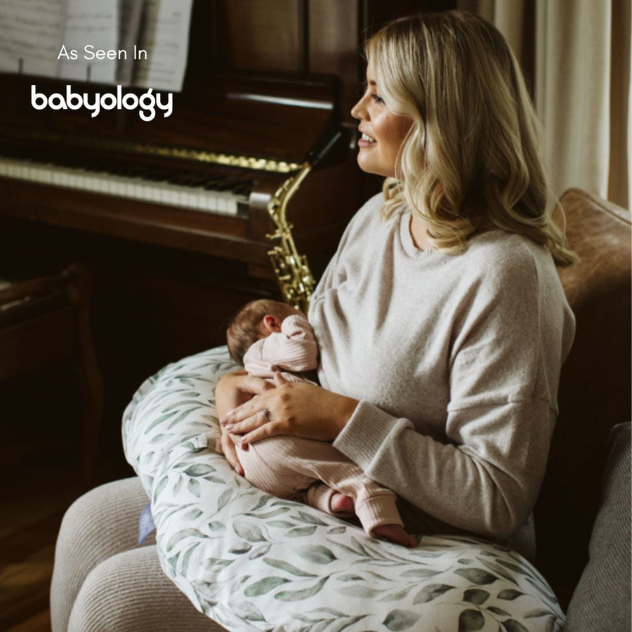 BellaMoon™ Pregnancy & Nursing (3-in-1) Pillow - Waterleaves