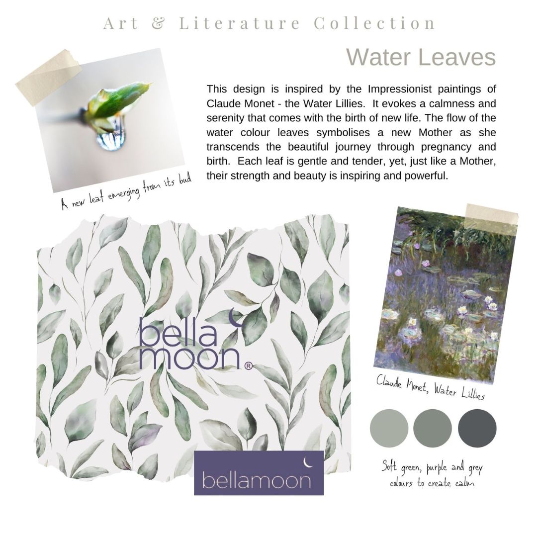 BellaMoon™ Pregnancy & Nursing (3-in-1) Pillow - Waterleaves